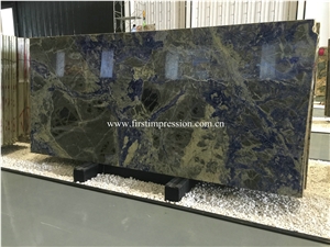 Bolivian Sodalite Granite Tiles & Slabs/ Blue Granite Floor Tiles & Wall Tiles/ Blue Granite Big Slabs/ Luxury Blue Granite