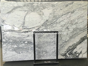 Cheap Statuario Slabs Statuario Venato/ White Statuary Italian Luxury White Marble Slabs/ Pure Snow White Slabs and Tiles
