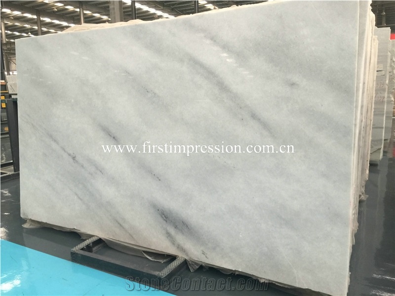 China White Jade Slabs/ Han White Jade Marble/ Wall and Floor Covering Natural Stone Slabs for Bathroom Countertops/ Cut to Size/ Tv Background Slab