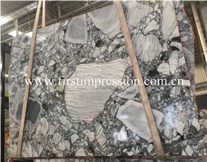 Cool Ice Connect Beauty White Jade Marble Slabs&Tiles/ White Beauty Mabrle/ Green Jade Natural Stone/ Bookmatck Wall Covering