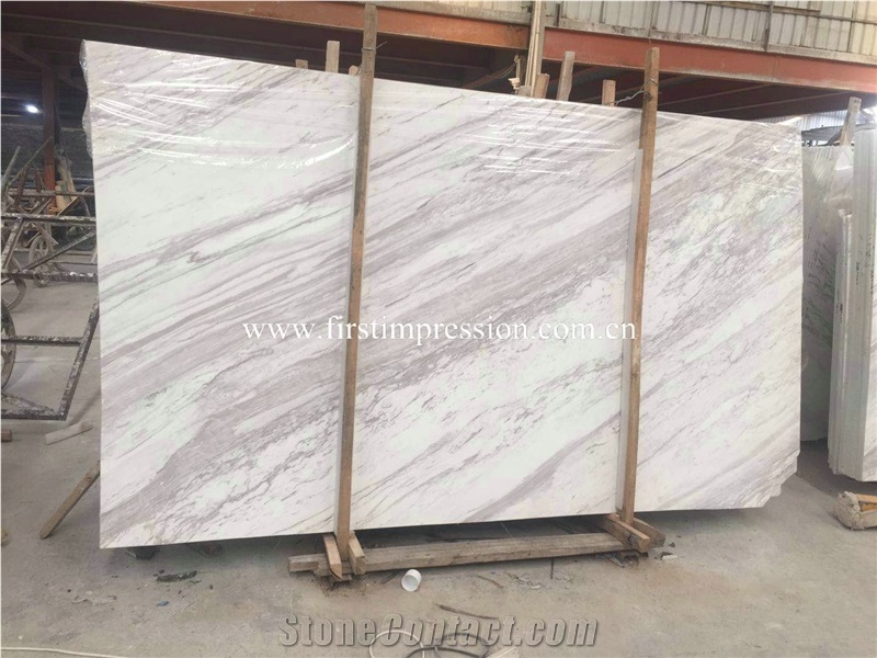 Hot Sale White Volakas Marble Slabs & Tiles/ Bianco Marmo White/ Chinese Bianco Carrara White Marble/ Burma White Jade Marble Slabs & Tiles