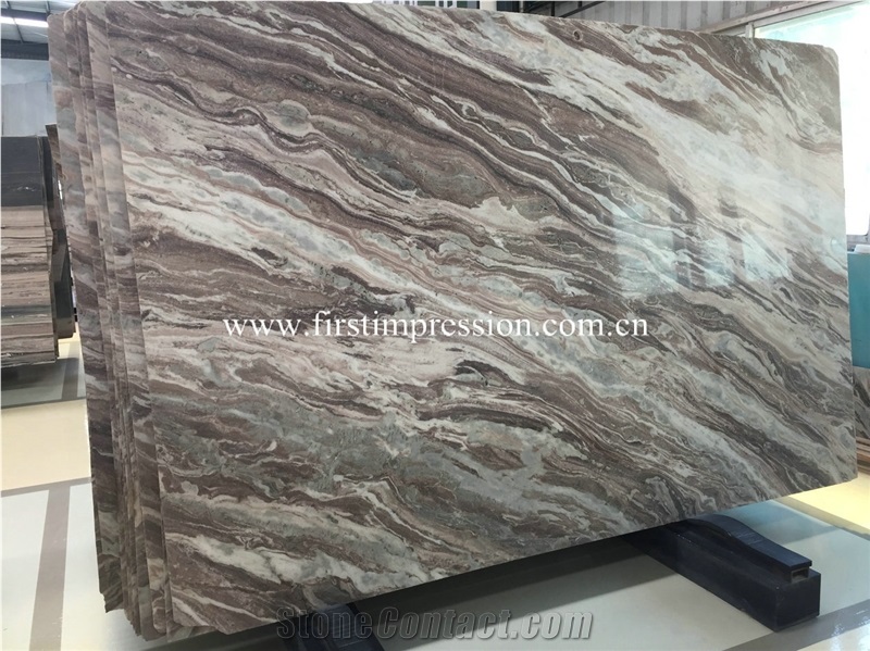 New Polished Purple Bronzetto Multicolor Blue Marble/ Natural Stone Big Slab/ Quarry Owner Slabs & Cut-To-Size Tiles
