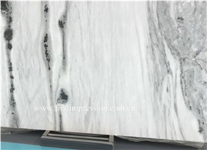 Panda White Marble for Sale /Disccount Panda White Marble Slab /China Panda White Marble Slab for Bookmatch