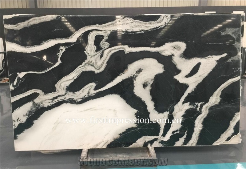 Panda White Marble/White with Black Marble /China Panda White Marble for Bookmatch/Panda White Marble for Flooring and Wall Tiles