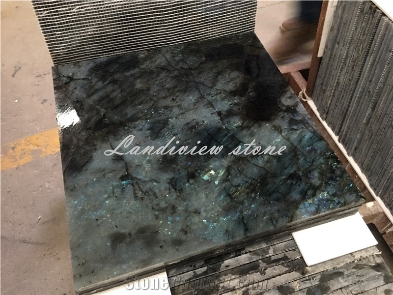 Lemurian Blue Granite Tiles, Labradorite Blue Granite Tiles