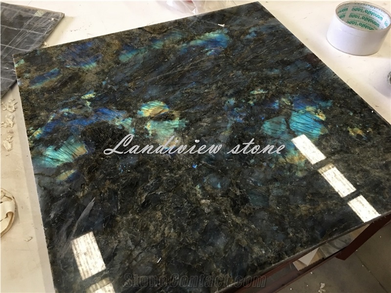 Lemurian Blue Granite Tiles, Labradorite Blue Granite Tiles