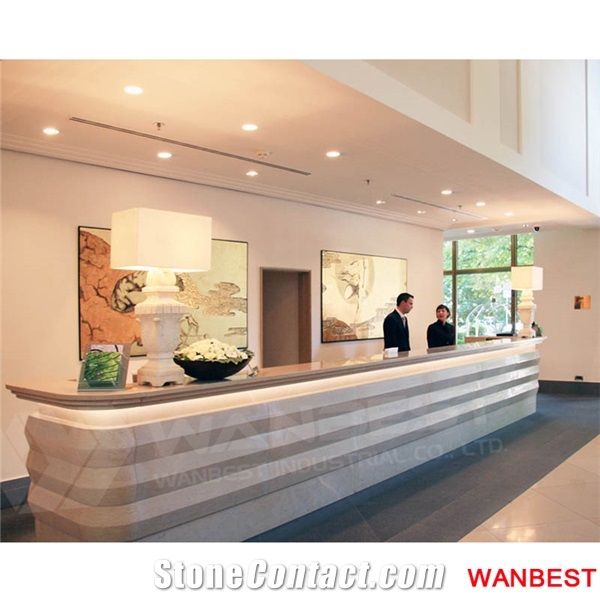 Factory Direct Artificial Stone Marble Carving Office Beauty Salon Mall Hotel Bank Lobby Hospital Standing Reception Counter Information Desk Design From China Stonecontact Com