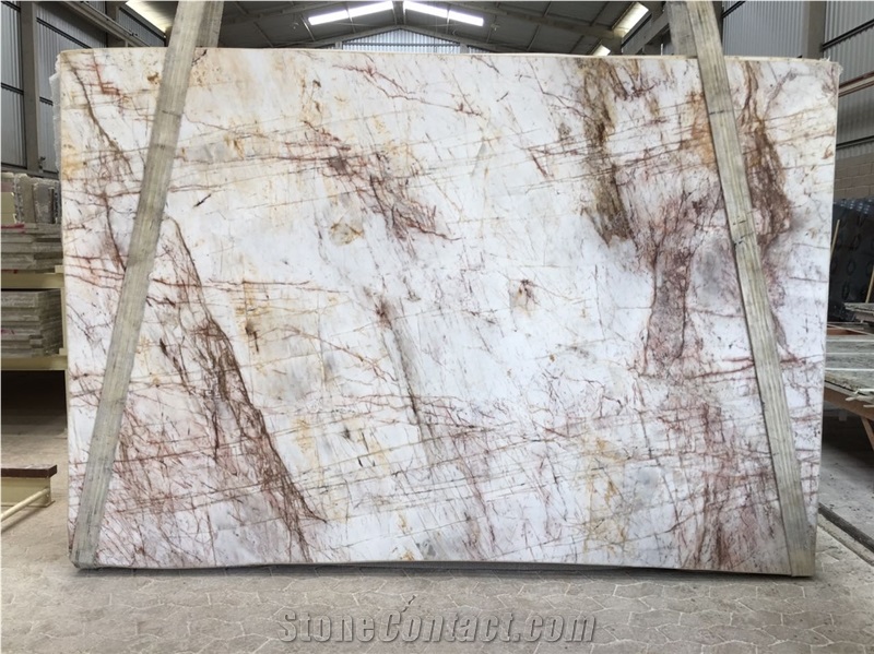 Amalfino Quartzite Slabs & Tiles, Brazil White Quartzite