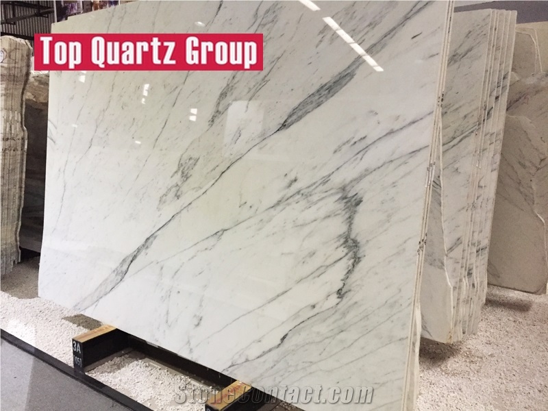 Natural Marble Stone - Blanco Carrara White Marble Slabs