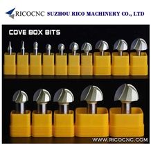 Cove Box Router Bits, Core Box Cutters, Round Nose Bits for Cove Grooving
