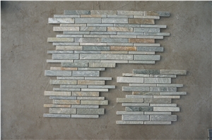 Slate Stone Mosaic, Slate Linear Strips Mosaic