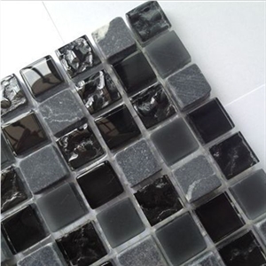 Black Mosaic Tile Kitchen Bathroom Mosaic