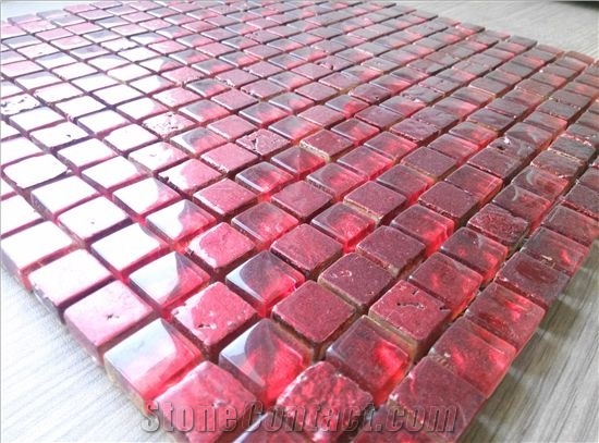 China Red Mosaic Tile