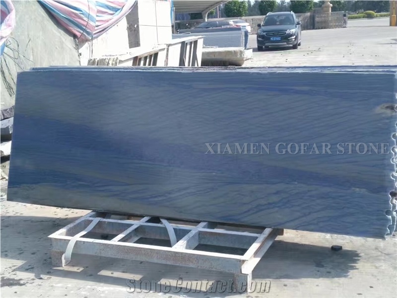 A Quality Azul Macaubas Quartzite Polished Slabs,Machine Cutting Brazil Blue Panel Tiles for Walling,Hotel Flooring Panel Pattern