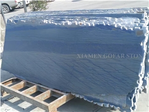Azul Macaubas Quartzite Polished Slabs,Machine Cutting Brazil Blue Panel Tiles for Walling,Hotel Flooring Panel Pattern