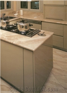 Daino Reale Perlato Beige Marble Polished Slabs,Machine Cutting Tiles Panel Wall Cladding,Bathroom Floor Covering Pattern Interior Walling Gofar