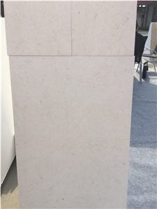 French Beige Limestone Honed Tiles Machine Cutting Slab,Cream Coral Seashell Stone Panel for Villa Exterior Walling,Floor Covering Pattern Gofar