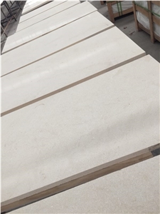 French Beige Limestone Honed Tiles Machine Cutting Slab,Cream Coral Seashell Stone Panel for Villa Exterior Walling,Floor Covering Pattern Gofar