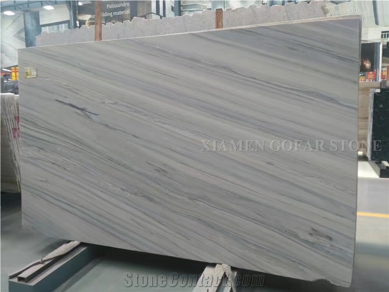 Platinum White Wooden Vein Marble Slabs Cutting Brazil Panel Tiles for Bathroom Walling,Flooring Tiles Pattern