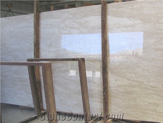 Sohar Oman Beige Marble Polished Slabs,Machine Cutting Tiles Panel Wall Cladding,Floor Covering Pattern Interior Walling Gofar