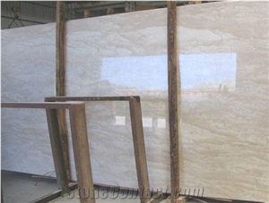 Sohar Oman Beige Marble Polished Slabs,Machine Cutting Tiles Panel Wall Cladding,Floor Covering Pattern Interior Walling Gofar