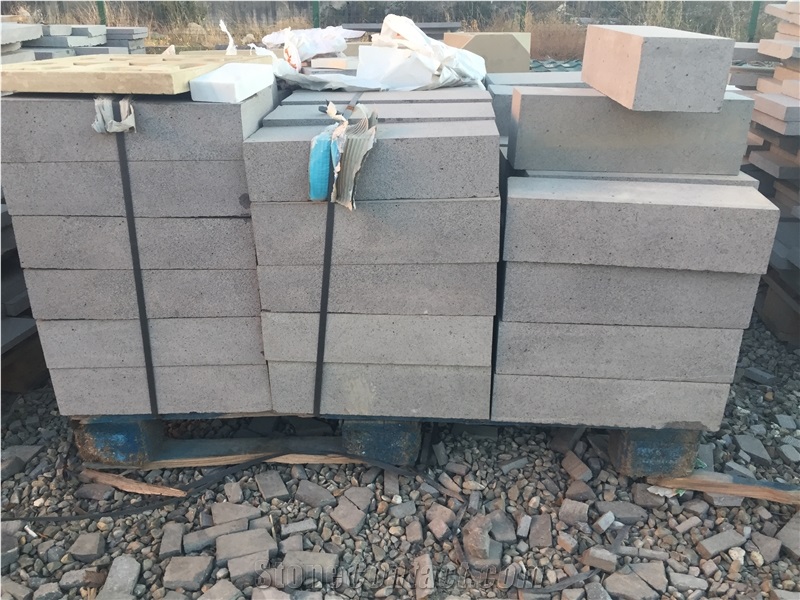 Grey Basalt Cubestone,Cobble Stone