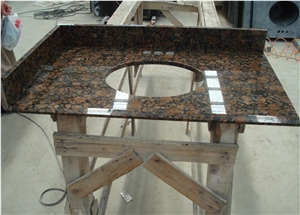 Baltic Brown Granite Kitchen Top,Countertop,Direct Factory with Ce Certificate,Cheap Price Good Quality Bench Top