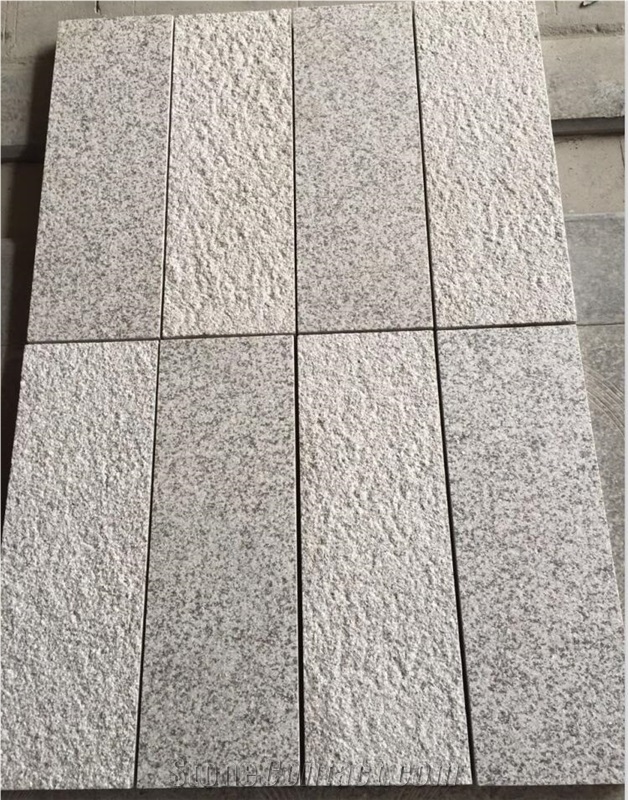 China G603 Grey Granite Flamed Tile, Flamed Granite Floor Tiles