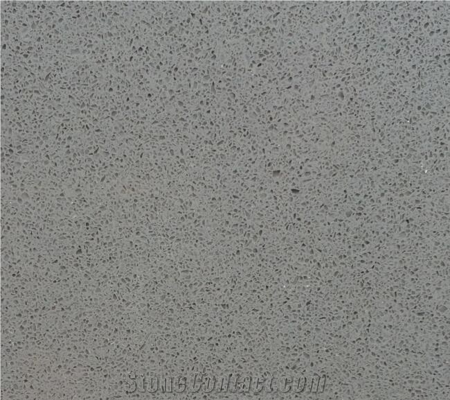 China Grey Quartz Tile and Slab,Solid Surface,Quartz Chips,Floor Wall Countertop Bathroom Top,Kitchen Top Use,Cheap Price Direct Factory with Ce