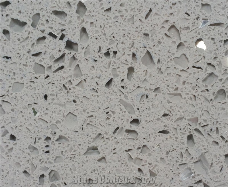 China Grey Quartz Tile and Slab,Solid Surface,Quartz Chips,Floor Wall Countertop Bathroom Top,Kitchen Top Use,Cheap Price Direct Factory with Ce