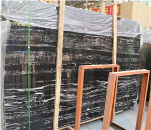 China Nero Portoro Marble,Silver White Dragon Slab and Tile,Cheap Price Direct Factory with Ce Certificate,Quarry Owner