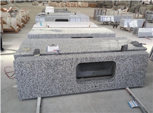 Shandong White Granite Countertop,Kitchen Top,Direct Factory with Ce Certificate,Cheap Price Good Quality Bench Top Customized