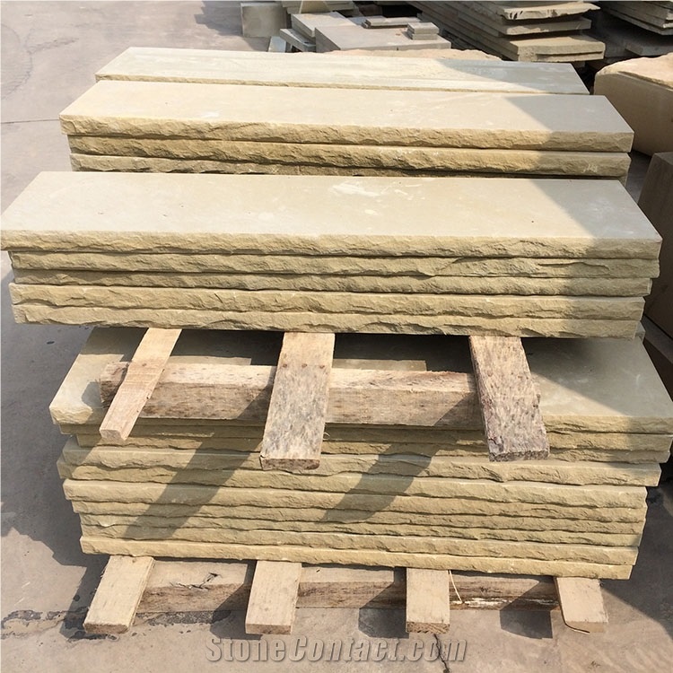 China Stone Beige Sandstone for Stepping Stone Natural Edge