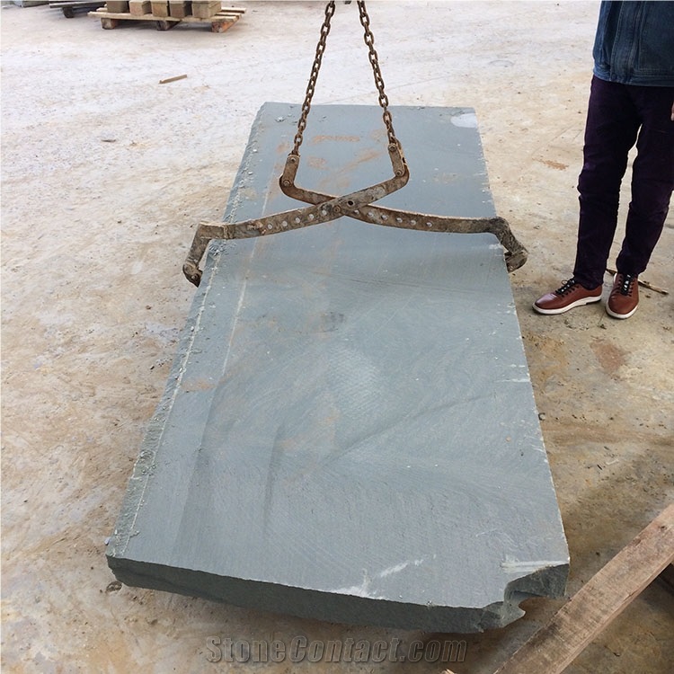 Natural Green Sandstone Flat Flat Stone for Walls and Floors