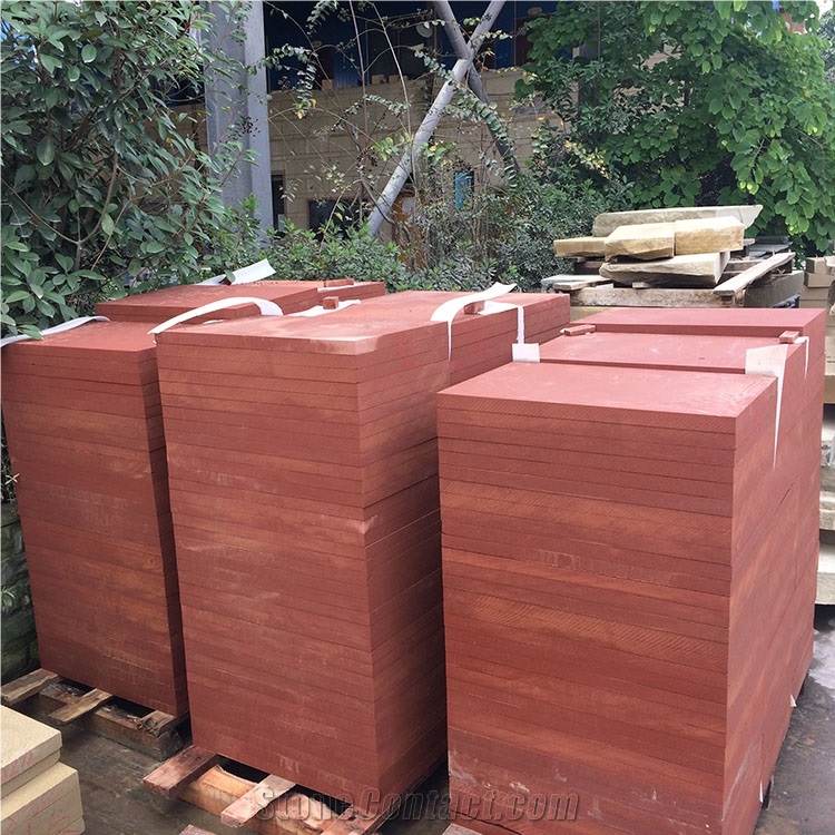 Natural Red Sandstone for Building Hand Made Stone Sculpture