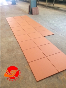Exterior Terracotta Light Red Floor Tiles, Decorative Floor Tiles