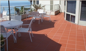 Terracotta Floor Tiles, Non-Slip and Anti-Moss Exterior Clay Tiles