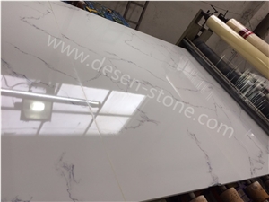 Calacatta White Artificial Marble Stone Slabs&Tile