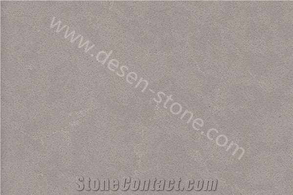 French Grey Quartz Stone Slabs&Tiles, Cheap Grey Artificial Stone Solid Surface Good for Tv Set/Background, Hotel Bathroom/Project, Engineered Stone