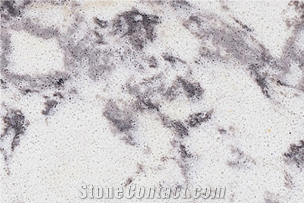 Glacier Grey Quartz Stone Slabs&Tiles, China Grey Artificial Stone/Engineered Stone/Quartz Stone/Man-Made Stone