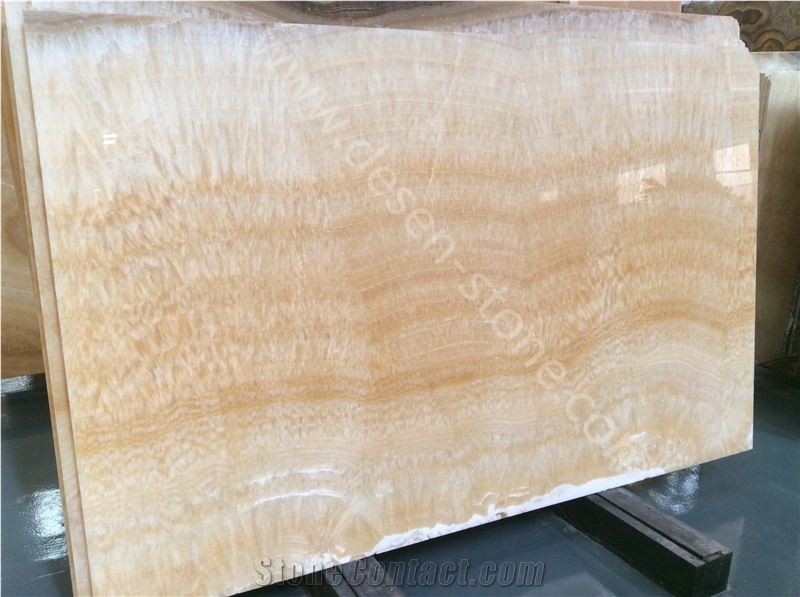 Honey Onyx Slabs&Tiles, Yellow Onyx for Countertops, Interior Decoration Stone, Indoor&Outdoor Metope, Cut-To-Size for Floor Covering