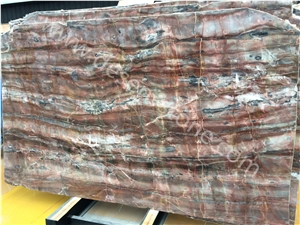 Louis Agate Red Marble Slabs&Tiles, Venice Red Marble, Red Natural Stone, Bookmatch Tv Set Wall, Marble Opus Romano