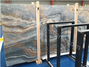 Luxury Stone Marble Slabs&Tiles, Chinese Lafite Impression Marble&Roma Impression Marble, Brown&Grey Wave Color Roman Dragon Marble Stone Project