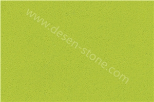 Pure Green Quartz Stone Surface, Pure Green Quartz Stone Tiles&Slabs, Pure Green Engineered Stone/Arificial Stone Solid Surface Decoration Stone Wall