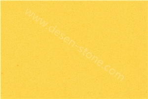 Pure Yellow Quartz Stone Surface, Pure Yellow Quartz Stone Slabs&Tiles, Pure Yellow Artificial Stone/Engineered Stone, Interior Decoration Stone