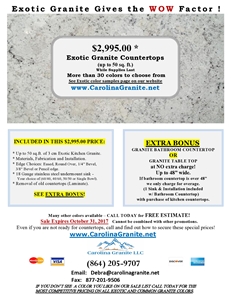 Exotic Granite Countertops Sale