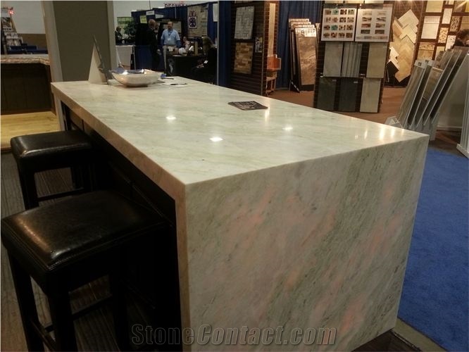 Lady Mint Green Onyx Kitchen Island Countertop From United States