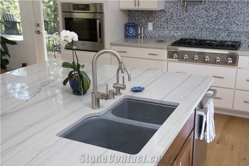 Bianco Macaubas Quartzite Countertops