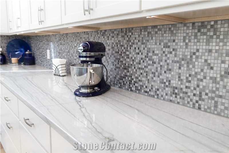 Bianco Macaubas Quartzite Countertops