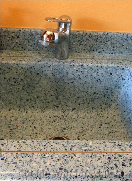 Terrazzo Seamless Sink From United States Stonecontact Com